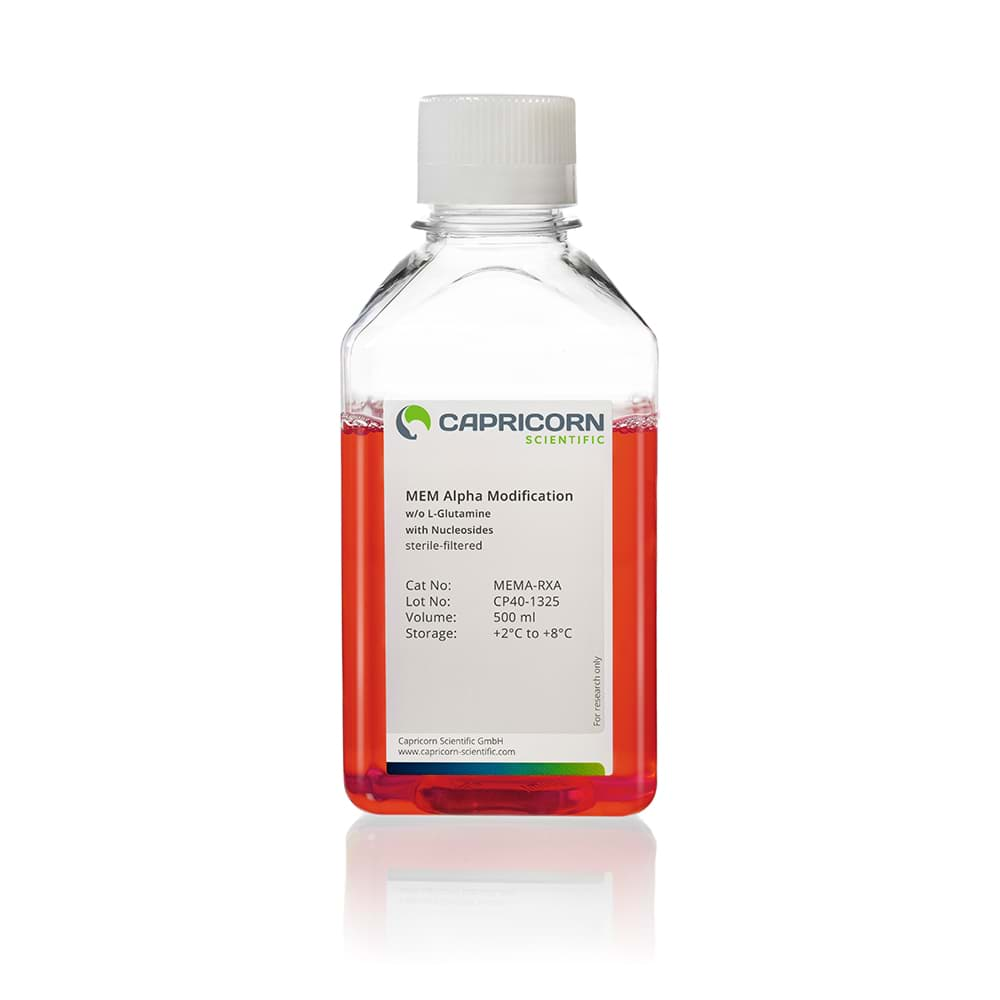 Picture of MEM Alpha Modification, without L-Glutamine, with Nucleosides - 500 ml