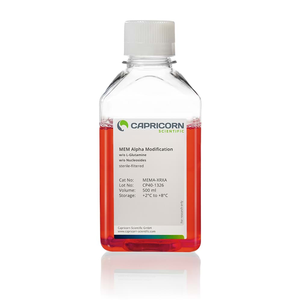 Picture of MEM Alpha Modification, without L-Glutamine, without Nucleosides - 500 ml