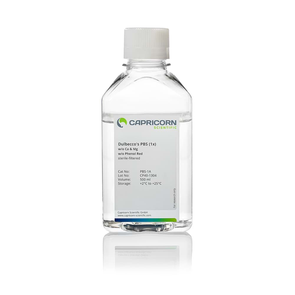 Picture of DPBS (1x) without Ca & Mg, without Phenol Red - 500 ml