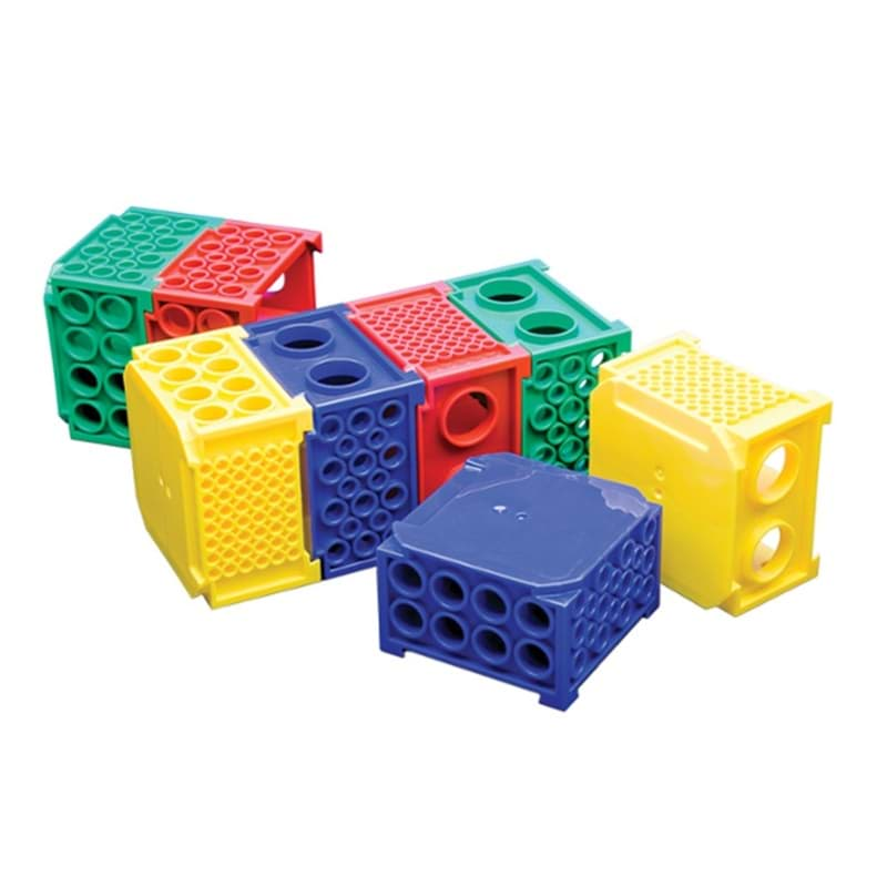 Picture of Revolution 4-Sided Tube Racks - 1 x 4 blocks assorted colors